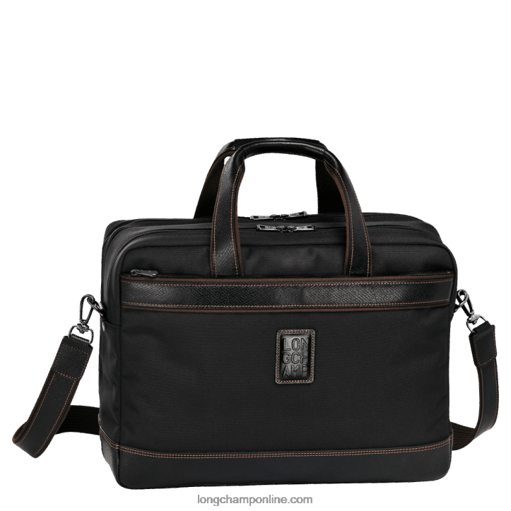 Black F8FL1096 Boxford Briefcase L Men Longchamp