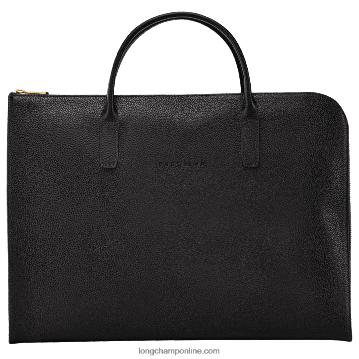 Black F8FL470 Le Foulonne Briefcase S Men Longchamp