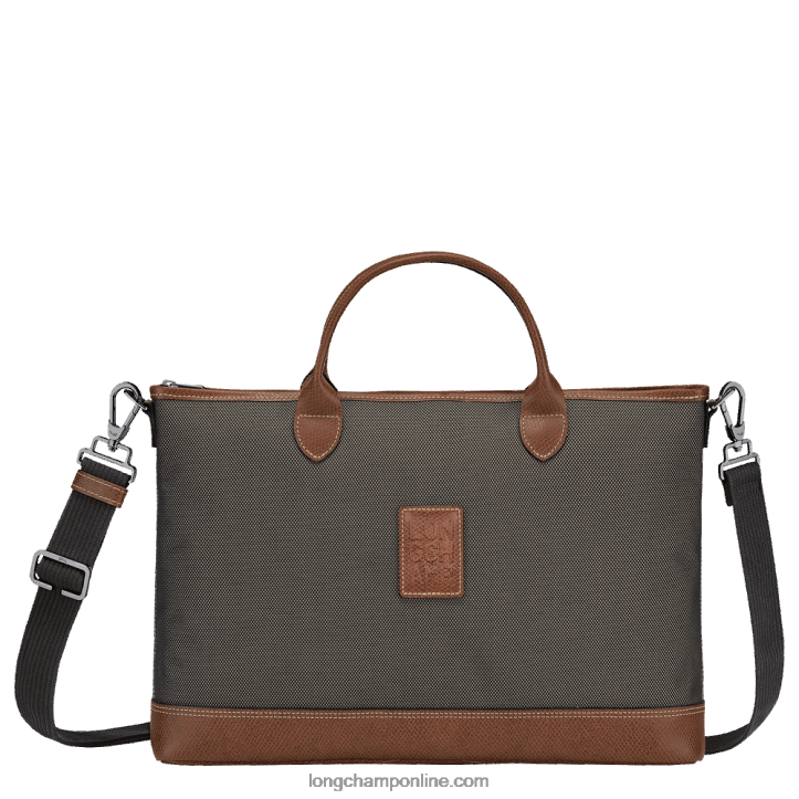 Brown F8FL465 Boxford Briefcase S Men Longchamp