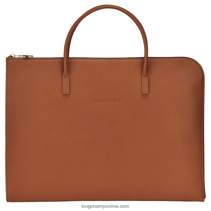 Caramel F8FL471 Le Foulonne Briefcase S Men Longchamp