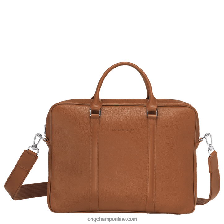 Caramel F8FL477 Le Foulonne Briefcase XS Men Longchamp