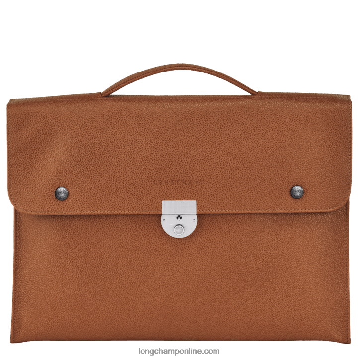 Caramel F8FL484 Le Foulonne Briefcase S Men Longchamp