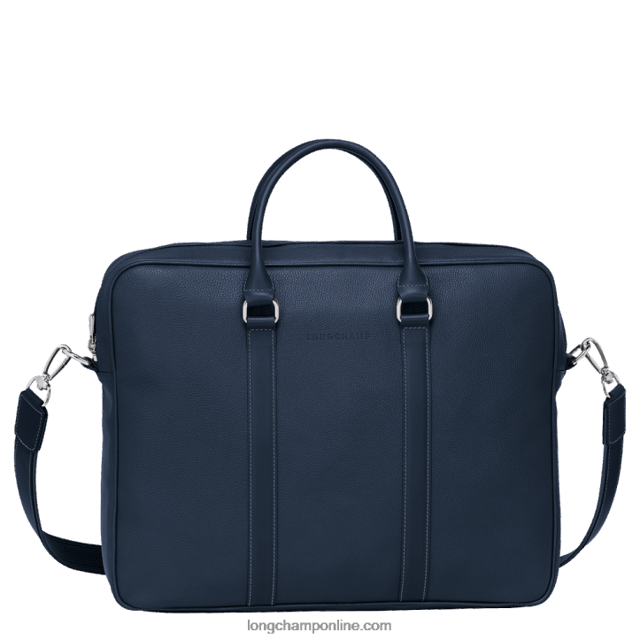 Navy F8FL1101 Le Foulonne Briefcase M Men Longchamp