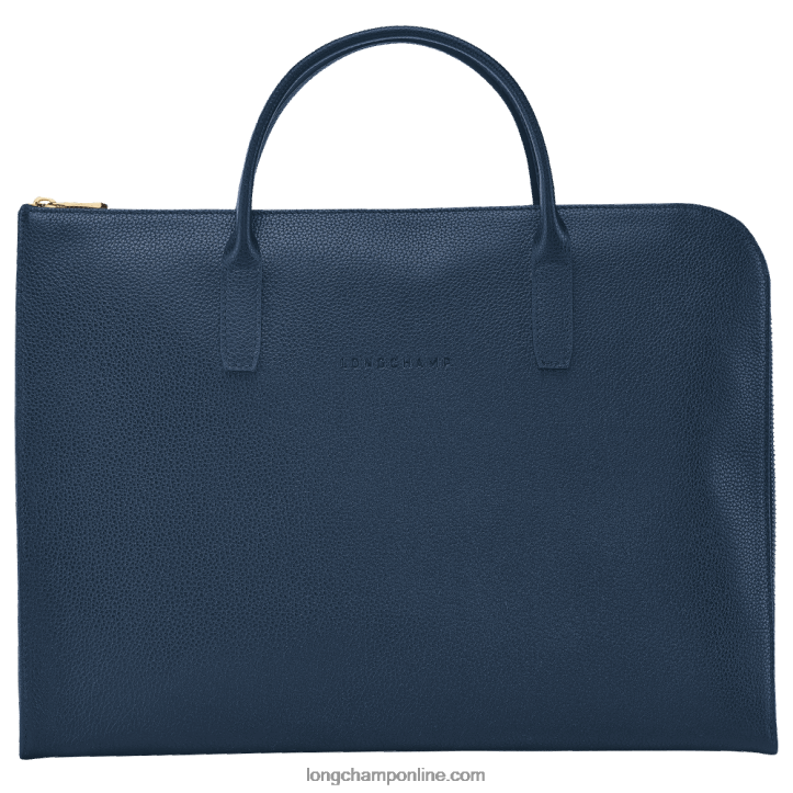 Navy F8FL474 Le Foulonne Briefcase S Men Longchamp
