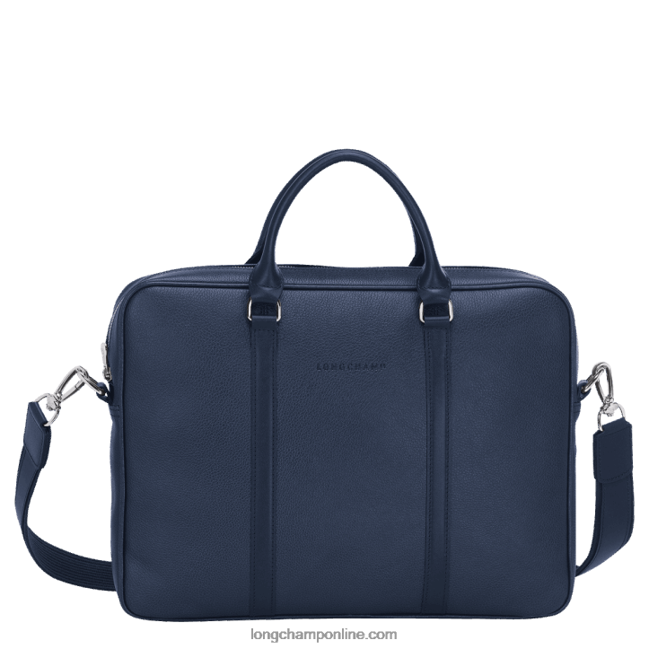 Navy F8FL476 Le Foulonne Briefcase XS Men Longchamp