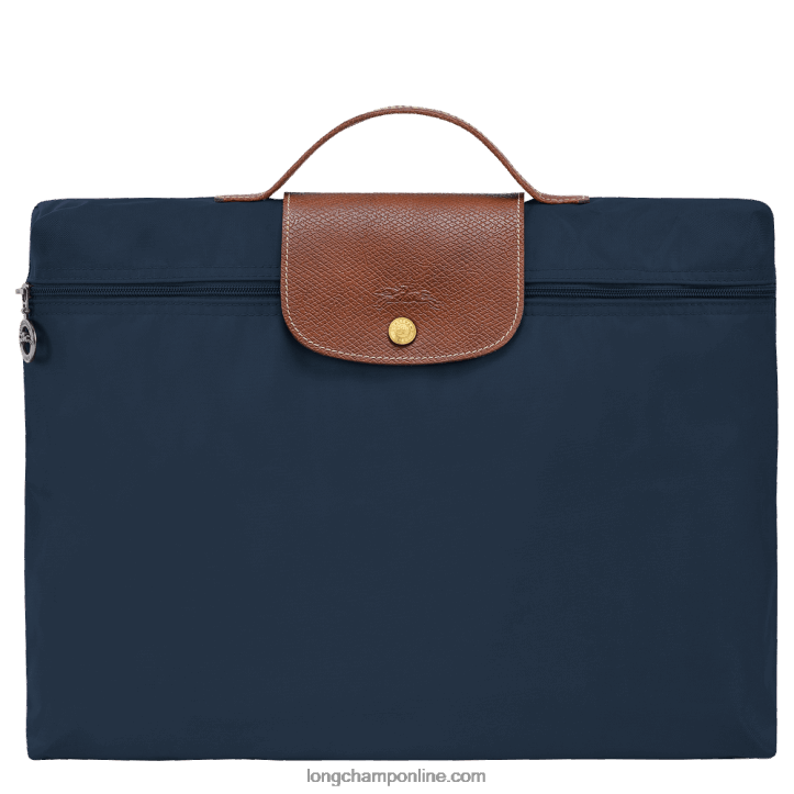 Navy F8FL488 Le Pliage Original Briefcase S Men Longchamp