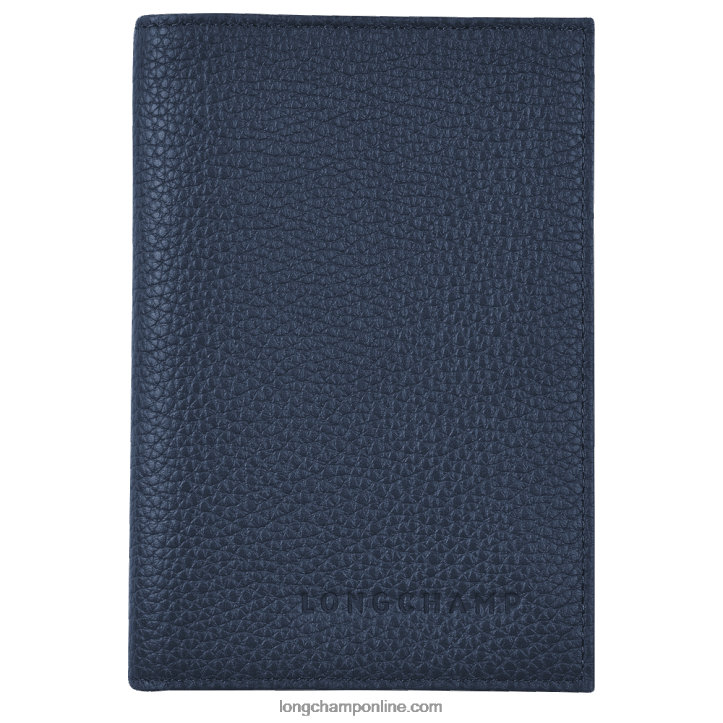 Navy F8FL730 Le Foulonne Passport cover Men Longchamp
