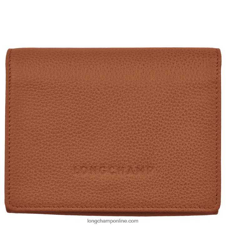 Caramel F8FL597 Le Foulonne Wallet Men Longchamp
