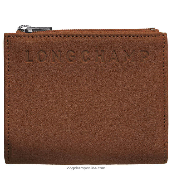 Cognac F8FL625 3D Wallet Men Longchamp