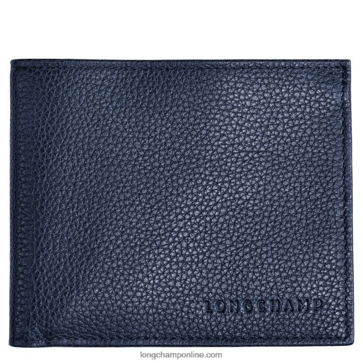 Navy F8FL628 Le Foulonne Wallet Men Longchamp