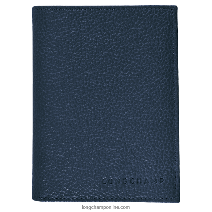 Navy F8FL631 Le Foulonne Wallet Men Longchamp