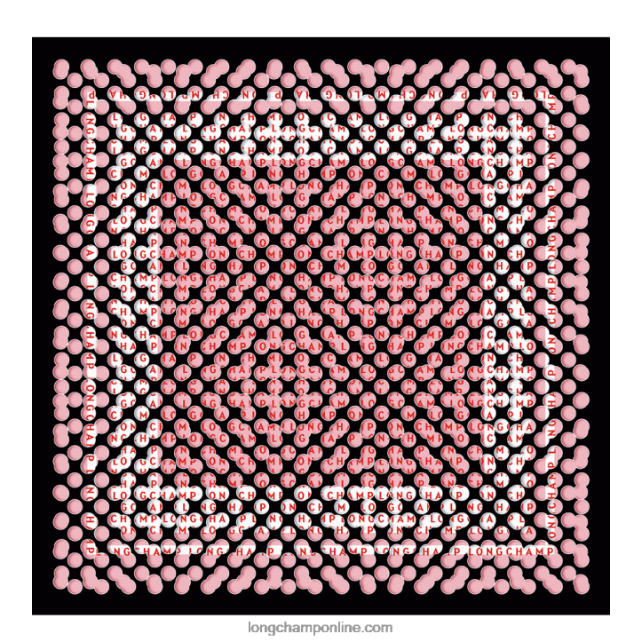 Black F8FL1014 Spring/Summer 2023 Collection Silk scarf 50 Women Longchamp