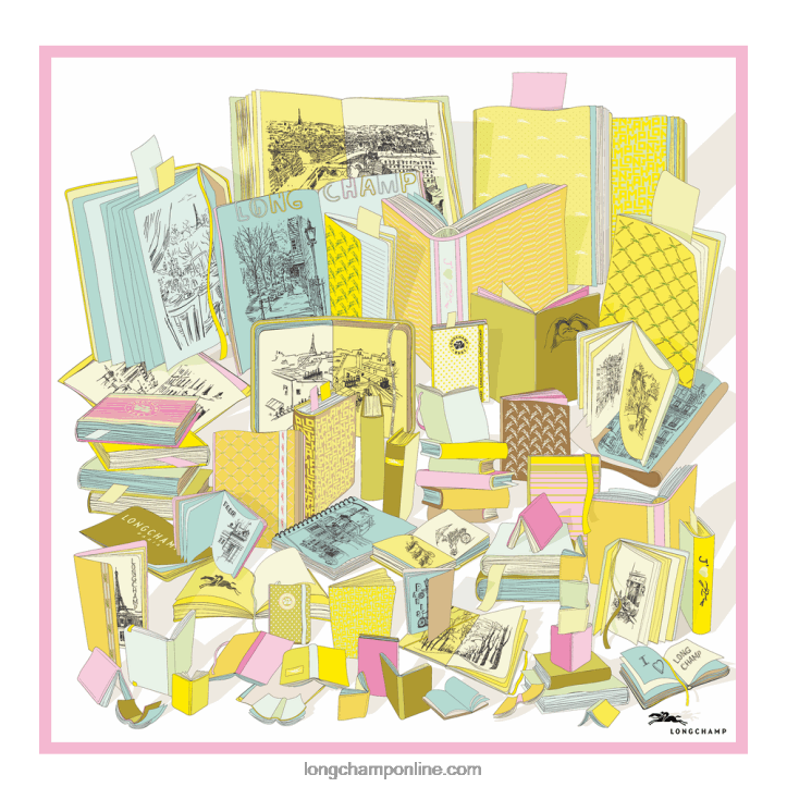 Lemon F8FL1050 Spring/Summer 2023 Collection Silk scarf 90 Women Longchamp