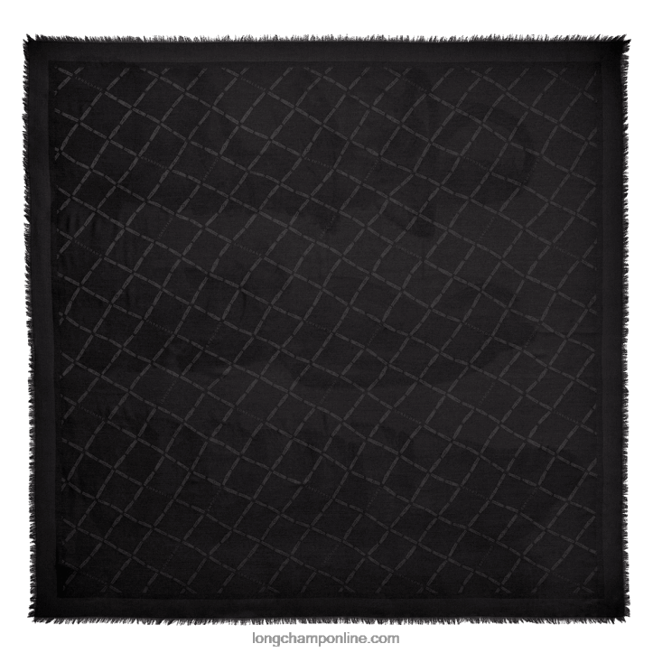 Black F8FL1001 Spring/Summer 2023 Collection Shawl Women Longchamp