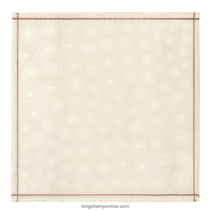 Ivory F8FL976 Spring/Summer 2023 Collection Shawl Women Longchamp