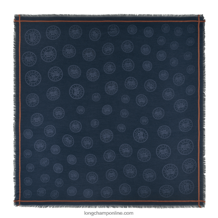 Navy F8FL979 Spring/Summer 2023 Collection Shawl Women Longchamp