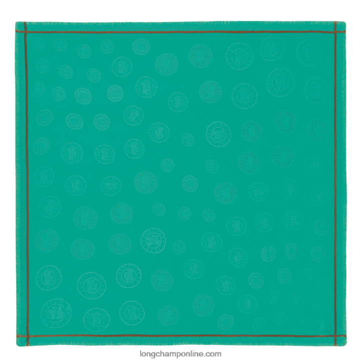 Turquoise F8FL977 Spring/Summer 2023 Collection Shawl Women Longchamp