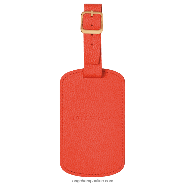 Orange F8FL852 Le Foulonne Luggage tag Women Longchamp