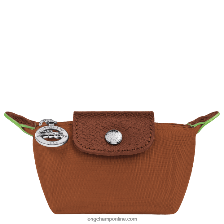 Cognac F8FL508 Le Pliage Green Coin purse Women Longchamp