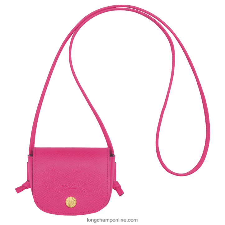 Fuchsia F8FL535 Epure Coin purse with leather lace Women Longchamp