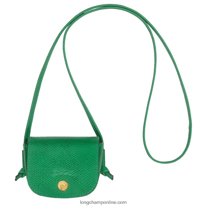 Green F8FL534 Epure Coin purse with leather lace Women Longchamp