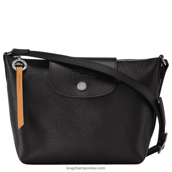 Black F8FL223 Le Pliage City Crossbody bag XS Women Longchamp