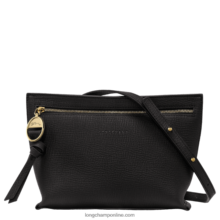 Black F8FL306 Mailbox Crossbody bag XS Women Longchamp