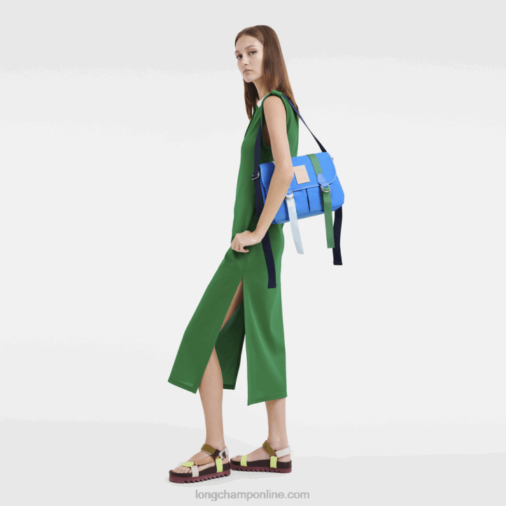 Blue F8FL207 Le Pliage Re Play Crossbody bag L Women Longchamp