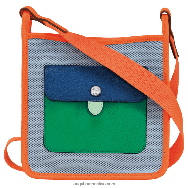 Blue/Orange F8FL259 Le Foulonne Crossbody bag S Women Longchamp
