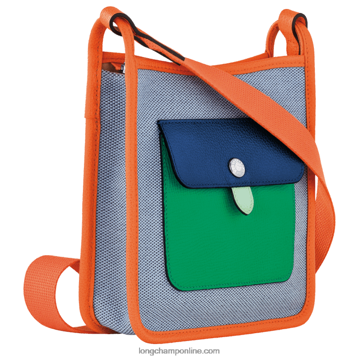 Blue/Orange F8FL259 Le Foulonne Crossbody bag S Women Longchamp