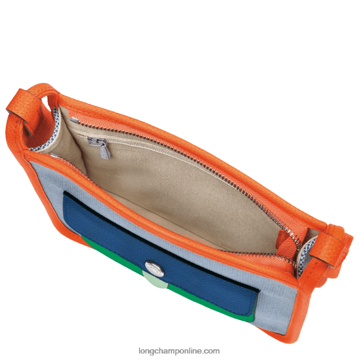 Blue/Orange F8FL259 Le Foulonne Crossbody bag S Women Longchamp