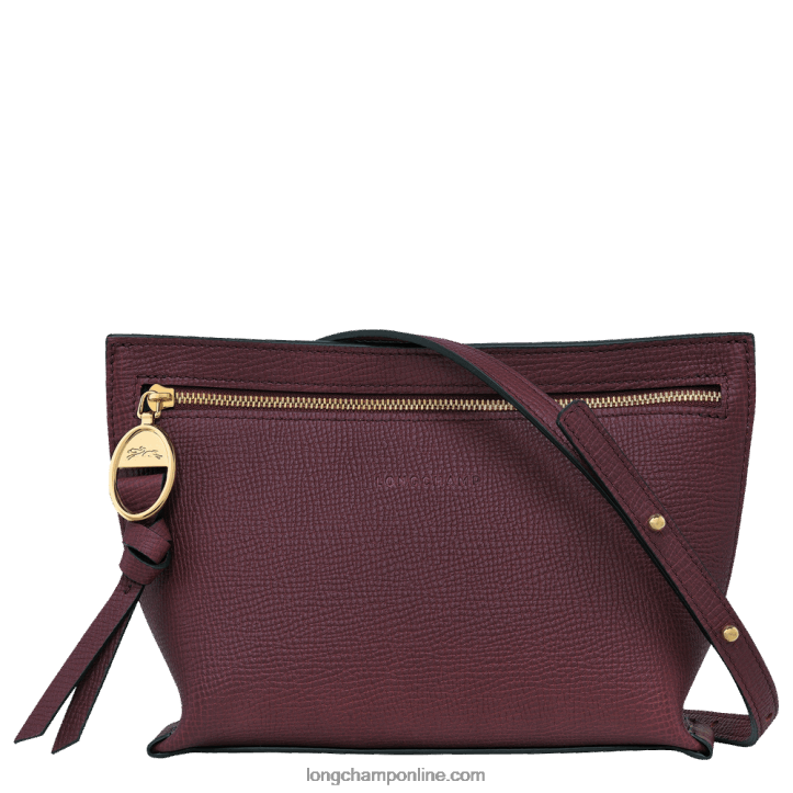 Burgundy F8FL307 Mailbox Crossbody bag XS Women Longchamp