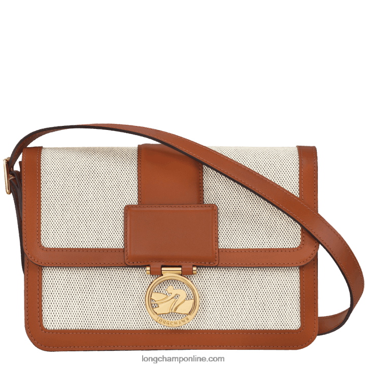 Cognac F8FL244 Box Trot Crossbody bag M Women Longchamp