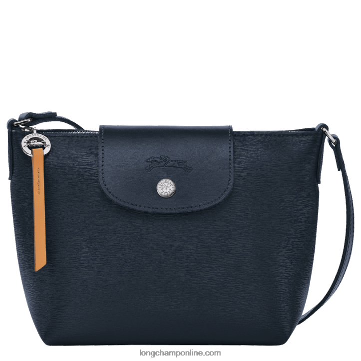 Navy F8FL226 Le Pliage City Crossbody bag XS Women Longchamp