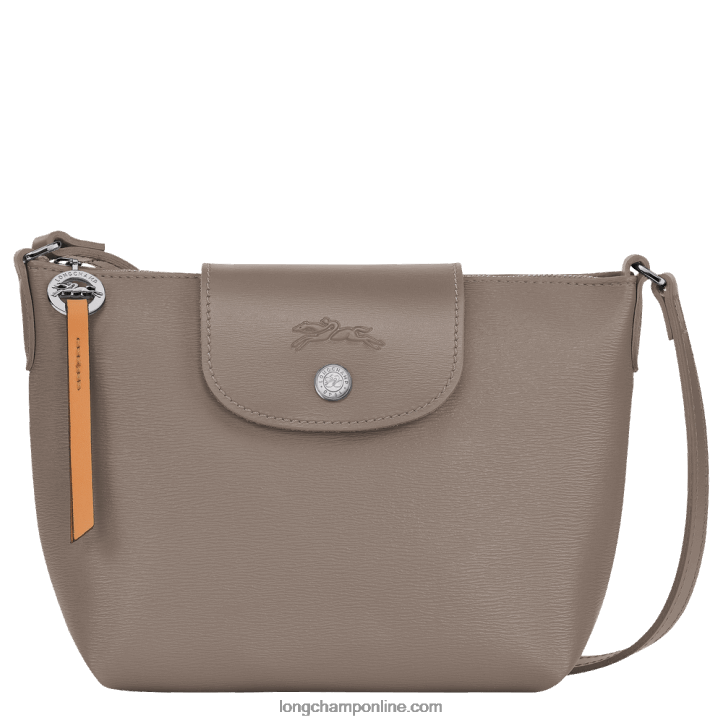 Taupe F8FL224 Le Pliage City Crossbody bag XS Women Longchamp