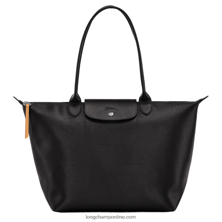 Black F8FL348 Le Pliage City Tote bag L Women Longchamp