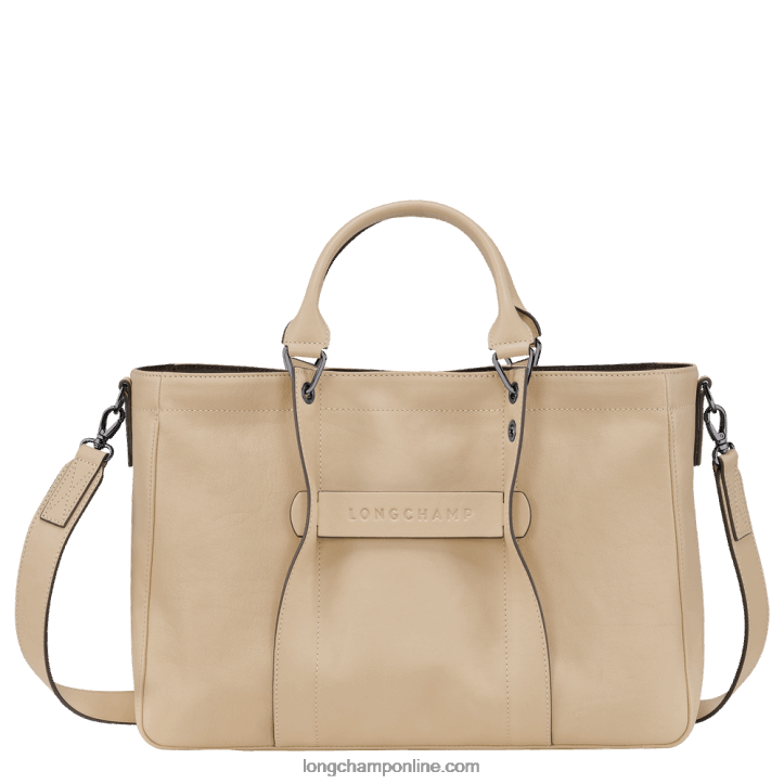 Beige F8FL182 3D Handbag L Women Longchamp