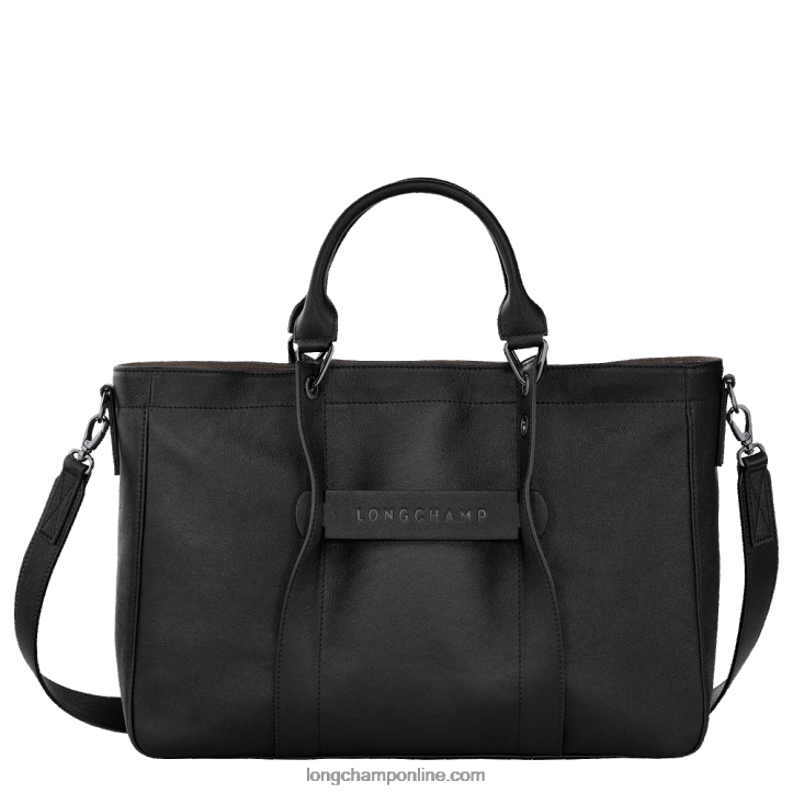 Black F8FL181 3D Handbag L Women Longchamp