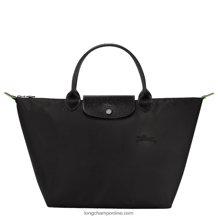 Black F8FL192 Le Pliage Green Handbag M Women Longchamp