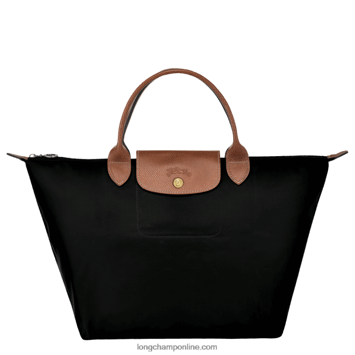 Black F8FL204 Le Pliage Original Handbag M Women Longchamp