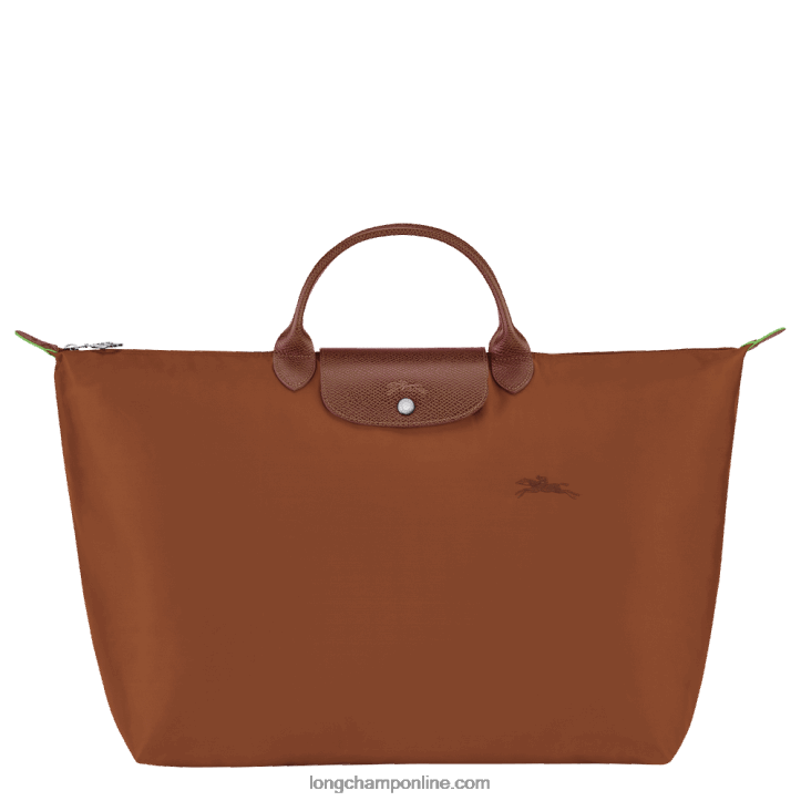 Cognac F8FL788 Le Pliage Green Travel bag S Women Longchamp