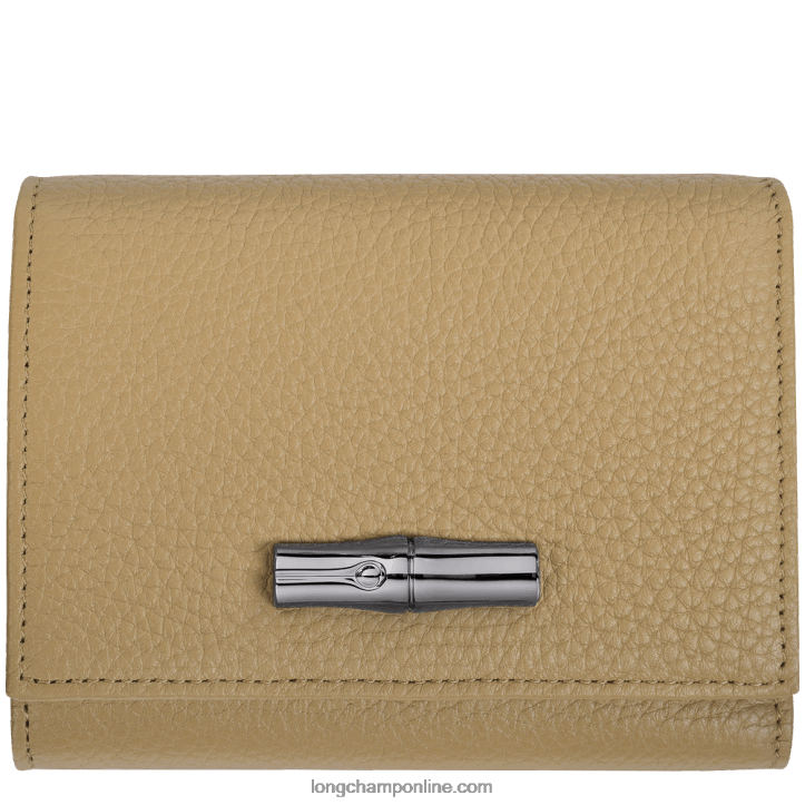 Beige F8FL572 Roseau Essential Wallet Women Longchamp